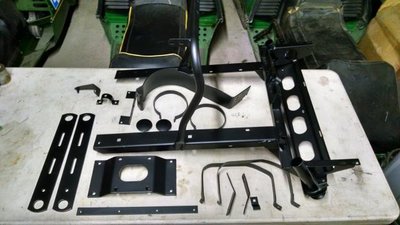 First Set of Parts Powder Coated