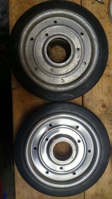 Before and after of wheels