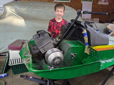 Spitfire engine installed.jpg
