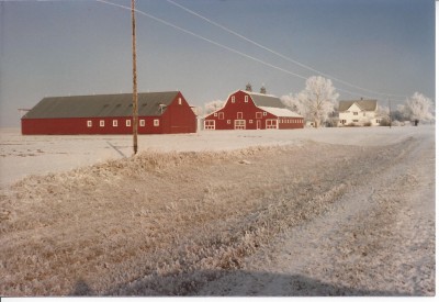 Farm before significant Snow