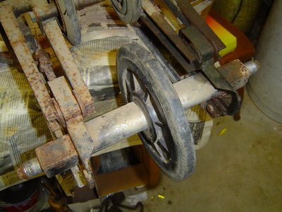 View of the 78 CC axle setup