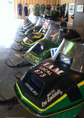 The guys did a great job on the sled display!!