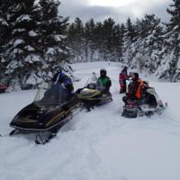 Myself, Troy, and Ross Heavener sitting and enjoying the scenery on the Lake Superior shoreline.