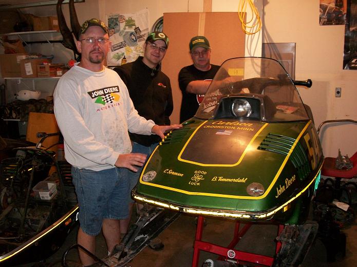 Chucks Garage with JRC's sled